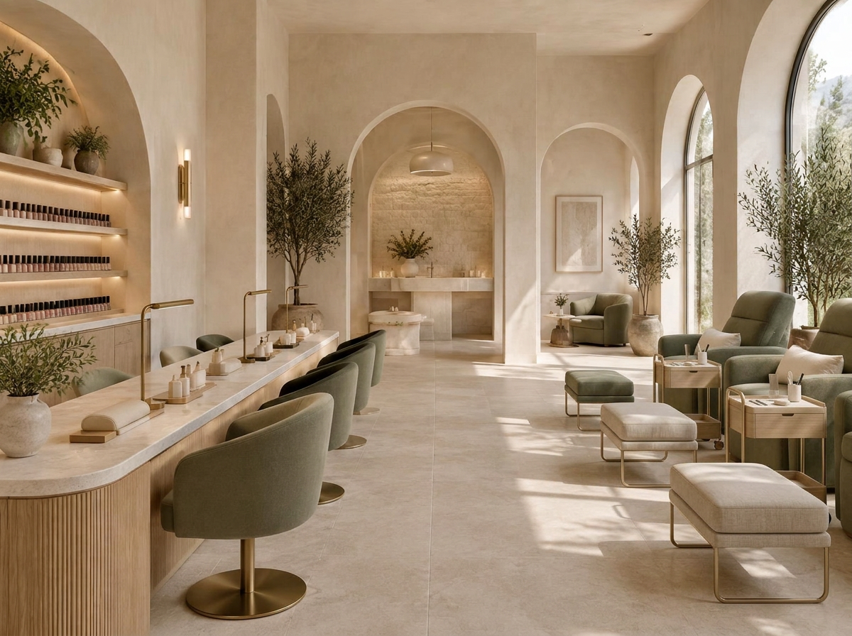 The Nail Doctrine dry manicure atelier interior